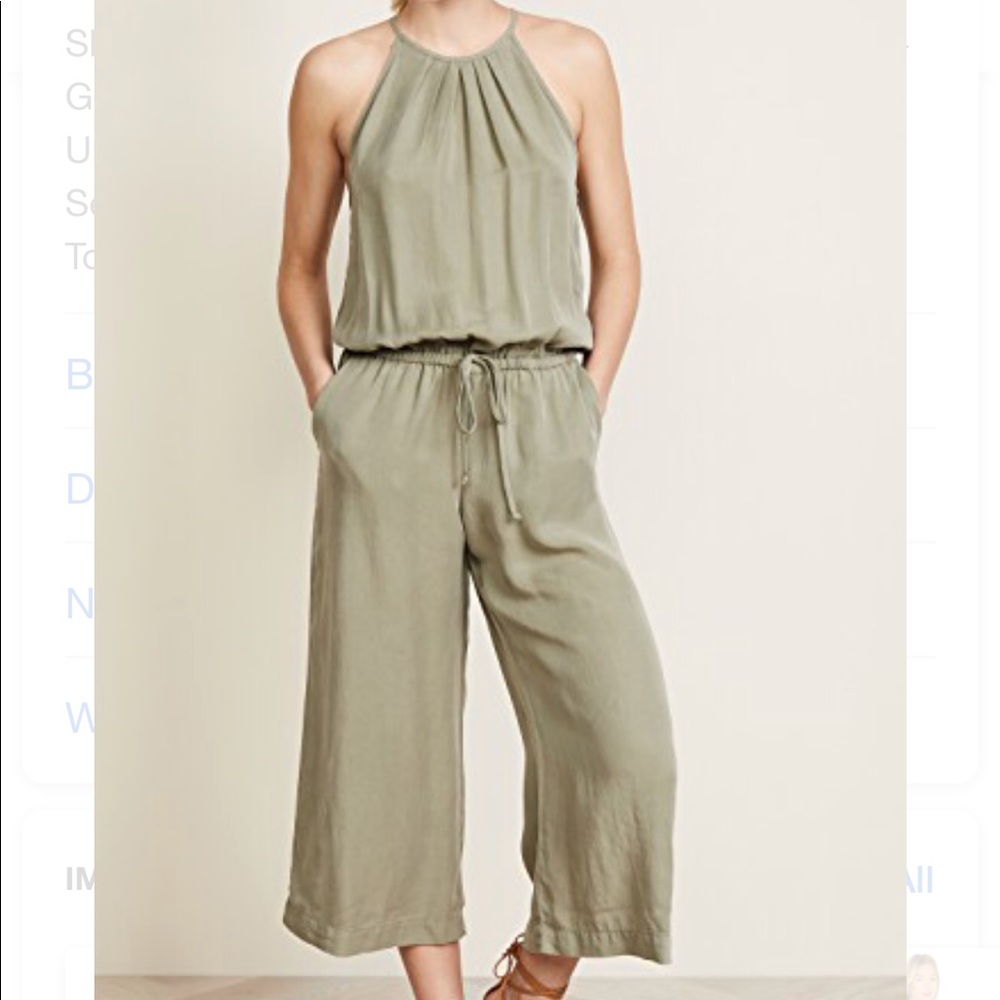 NEVER BEEN WORNBella Dahl cropped pleated jumpsuit